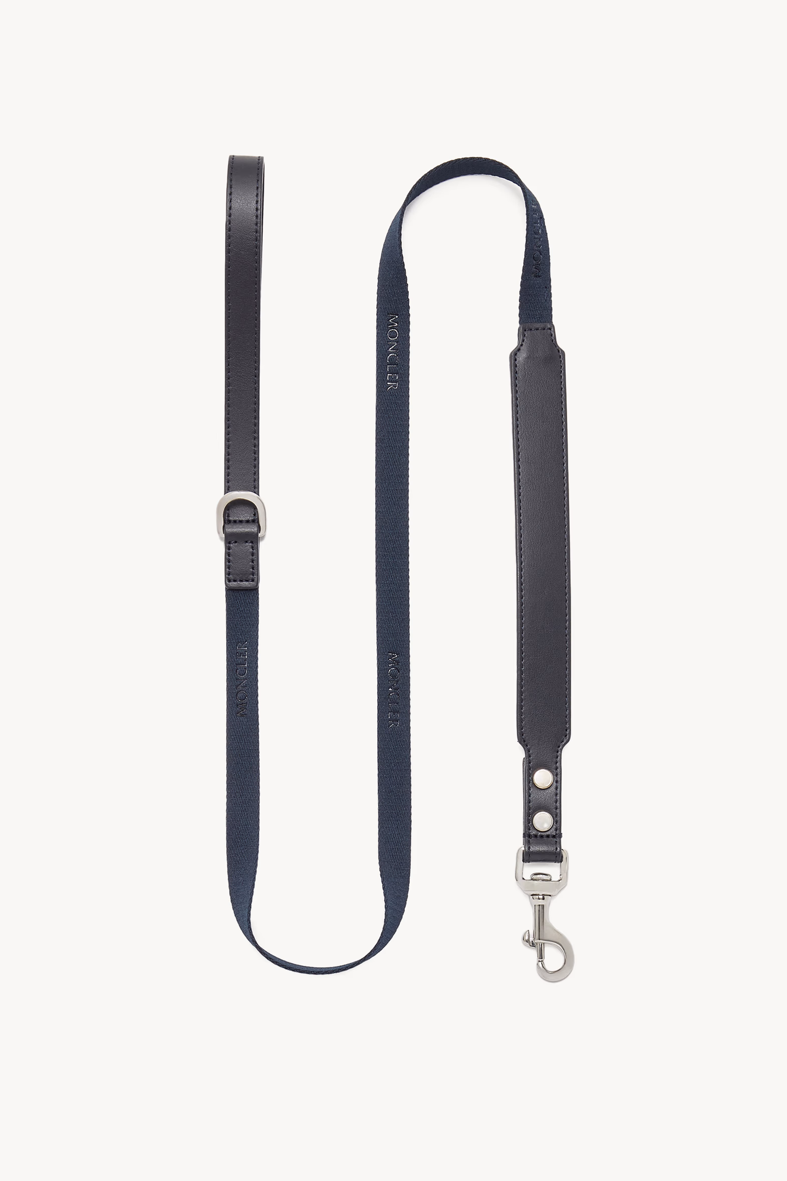 Logo Dog Leash Gender Neutral Dark Blue Moncler 0